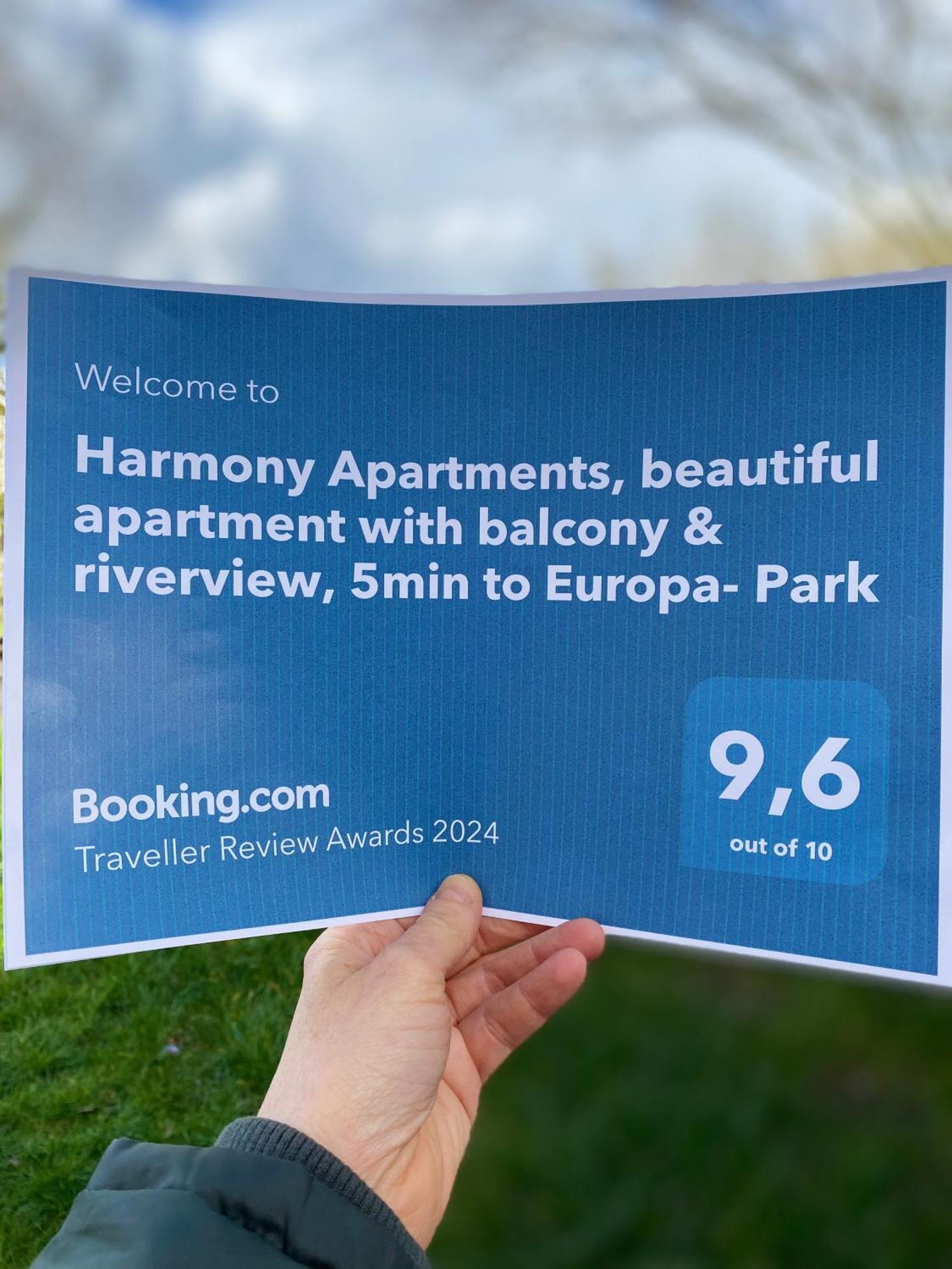 Harmony Apartment, Your Holiday Home In Rust With Balcony & River-View, 5Min To Europa-Park Eksteriør billede